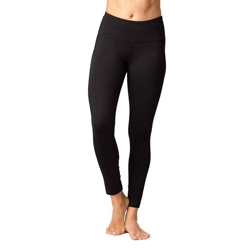 90 Degree By Reflex Black Mid Rise Leggings
